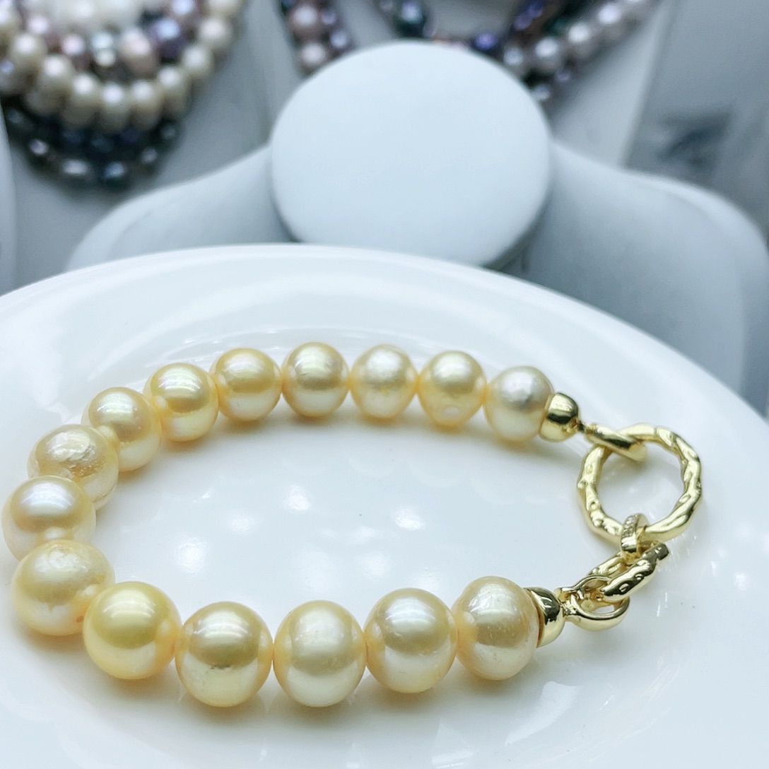 淡水珍珠颈饰钛钢