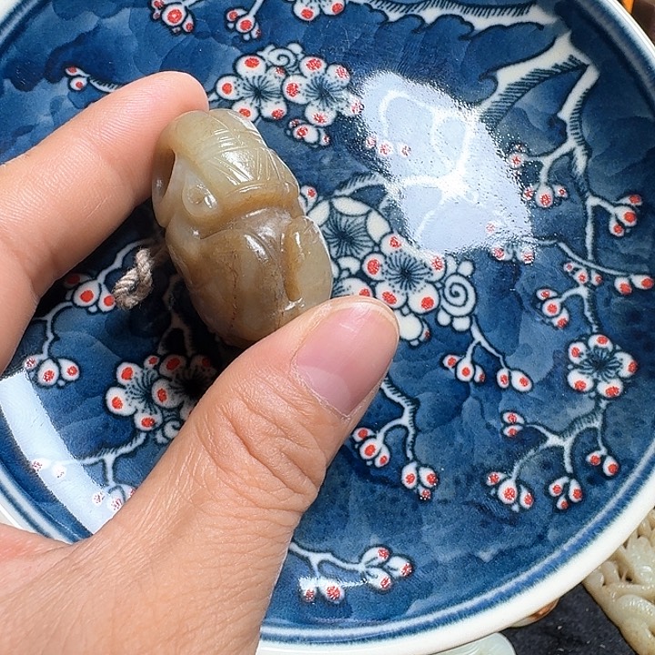 瓷片A****才新号开播瓷盘一件