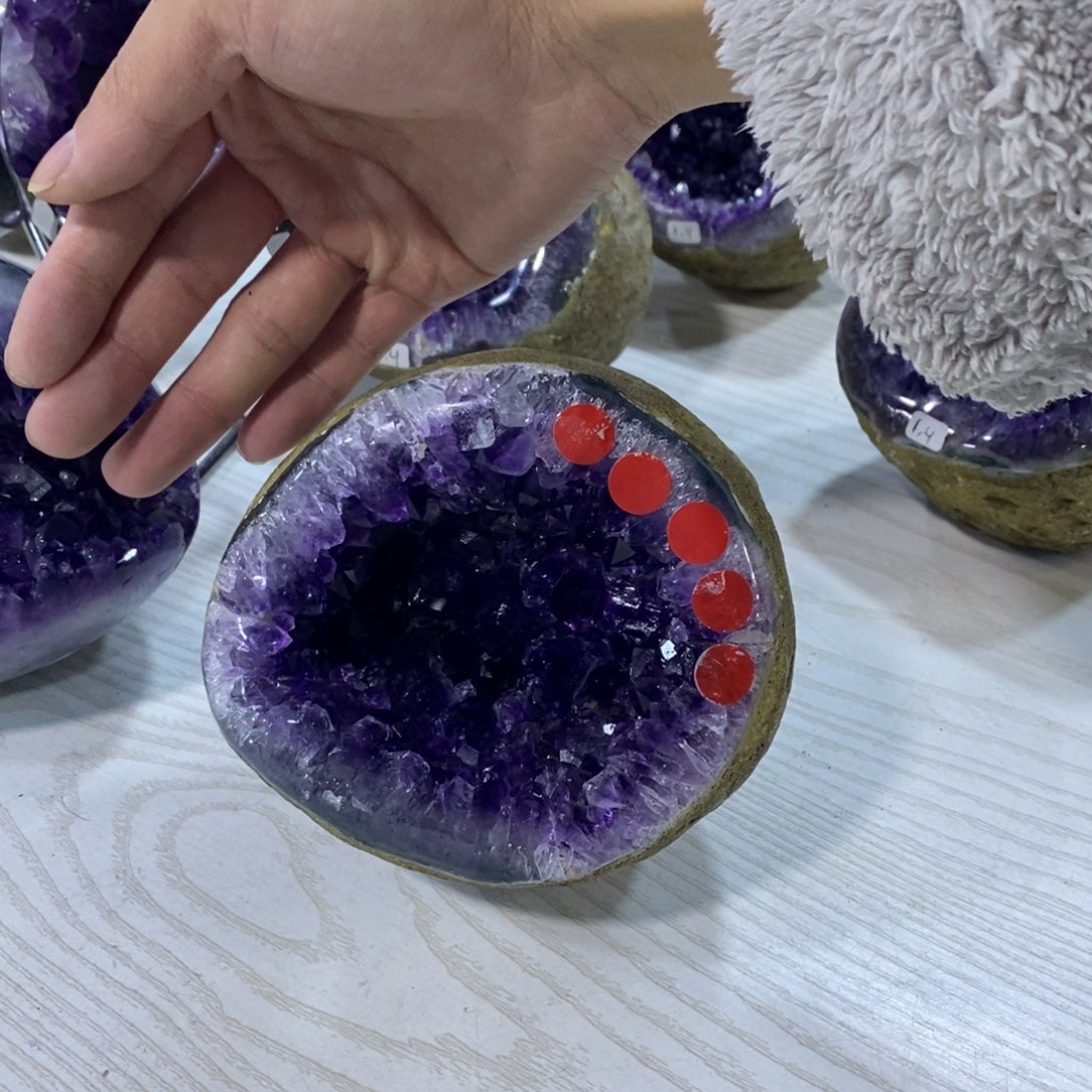 紫晶摆件摆件未镶嵌