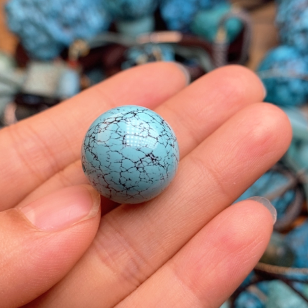 【闪购商品】绿松石珠宝半成品未镶嵌