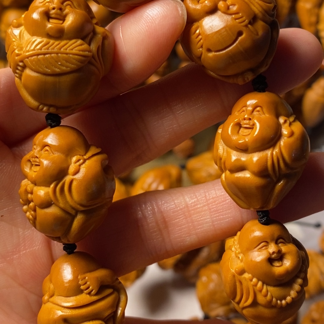 橄榄核手串/手链八宝弥勒