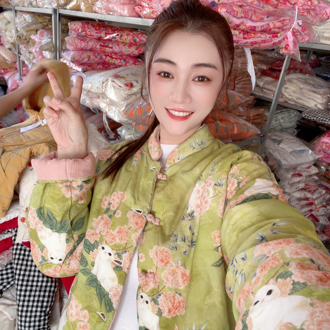 【YYJ.新】2025年新款中国风双面新疆棉花袄新中式长袖厚款保暖棉服
