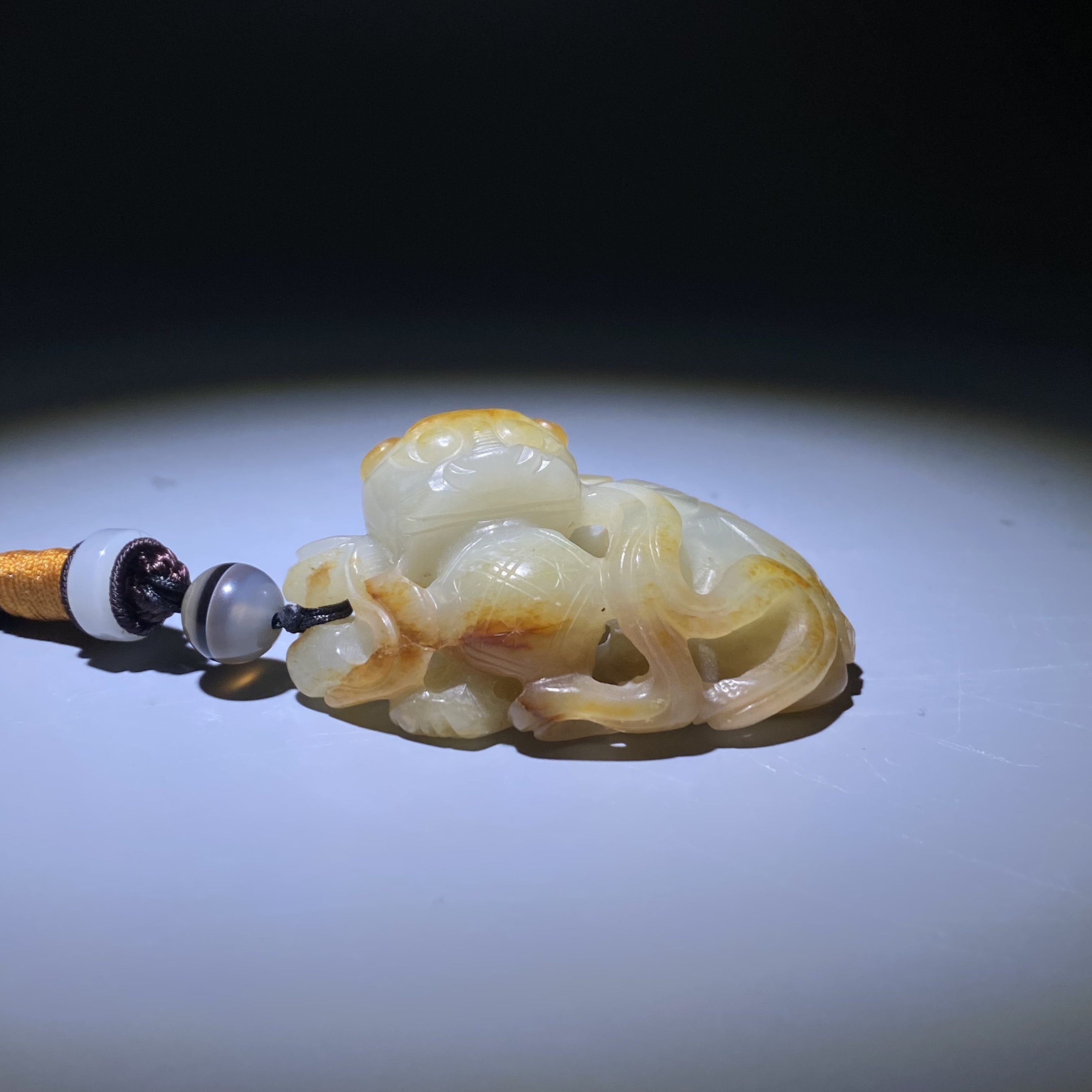 清-古玉瑞兽把件2503310045