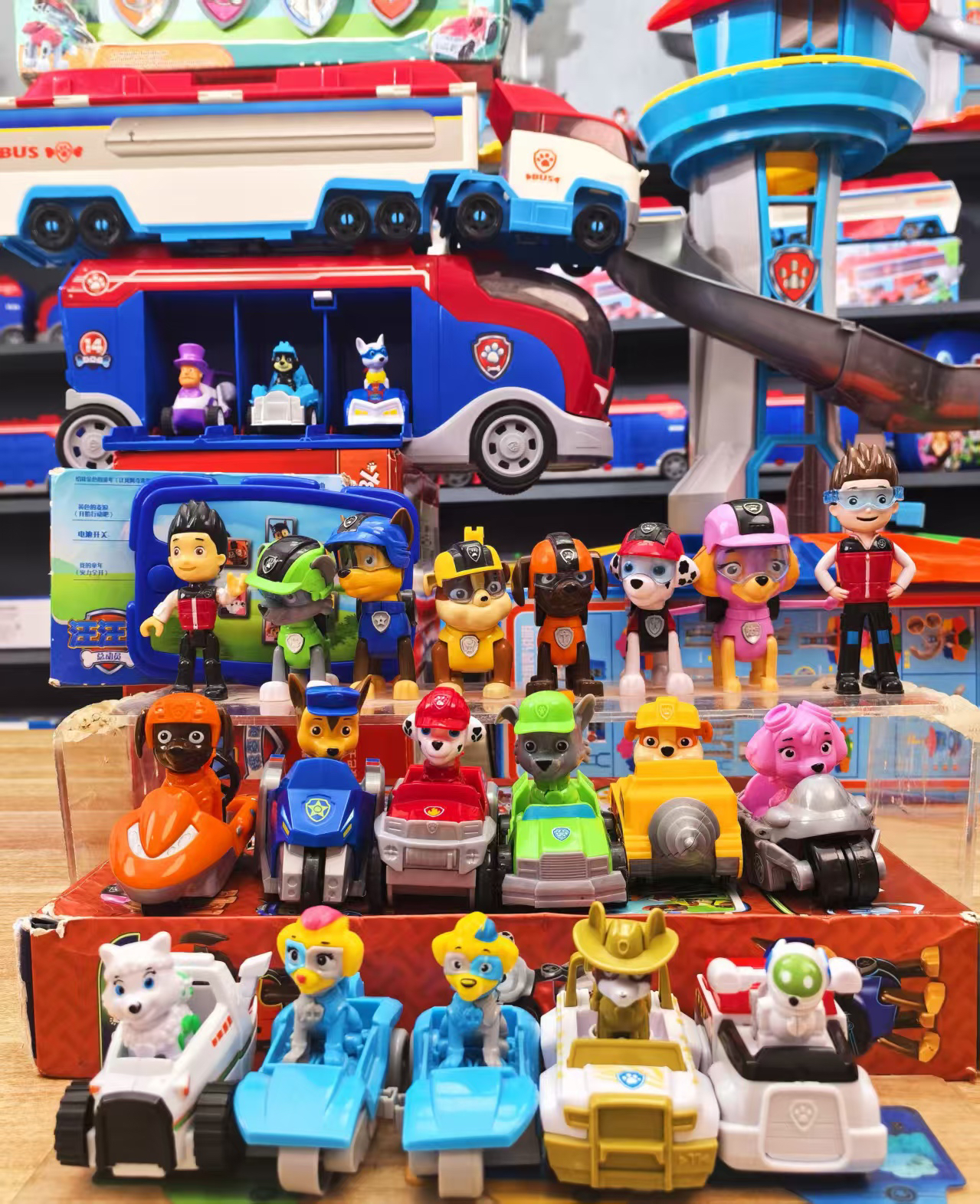 【至尊生日全家桶】礼物玩具大礼包变形全身可拆卸狗瞭望塔巴士车