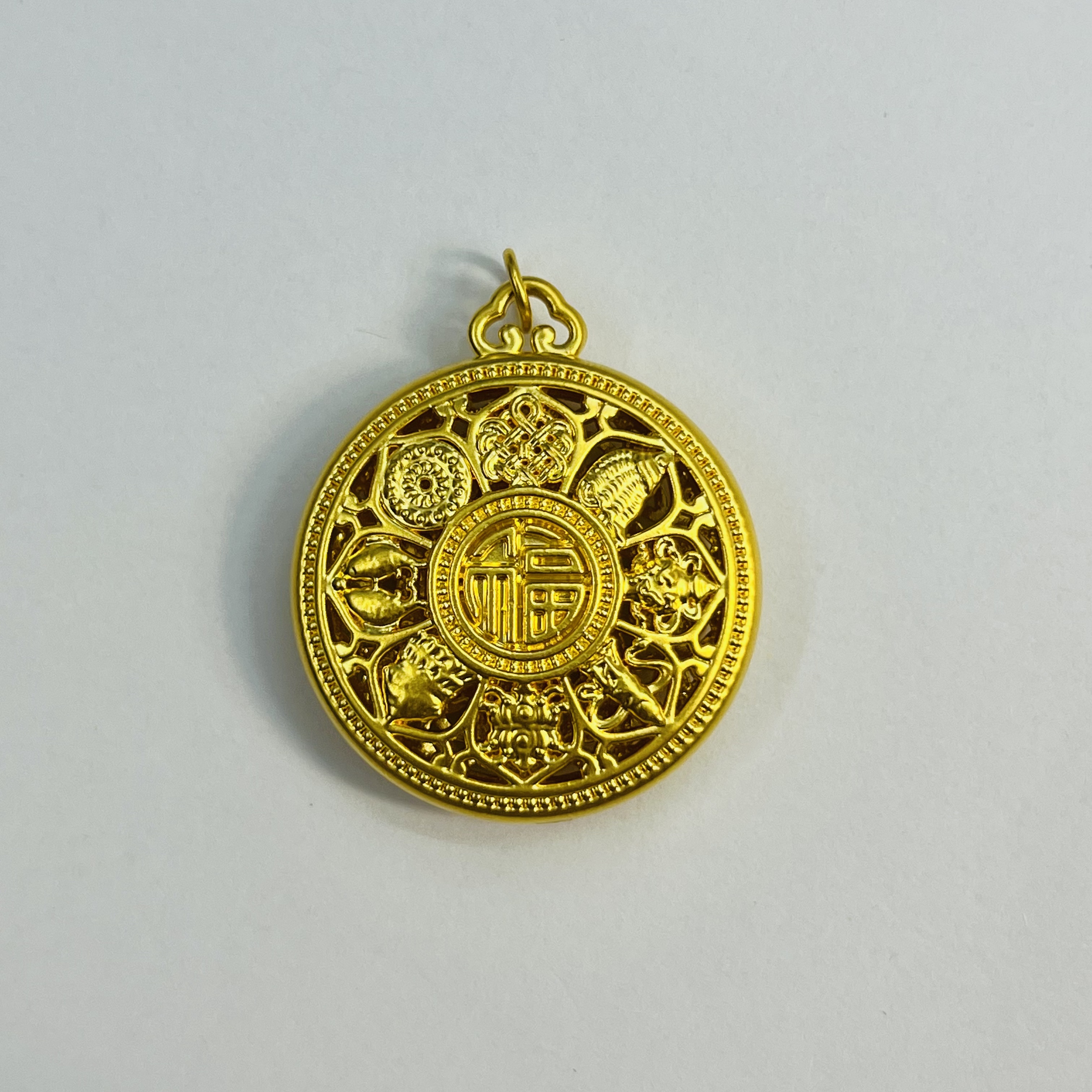 足金999中罗盘黄金首饰DP2851-02000