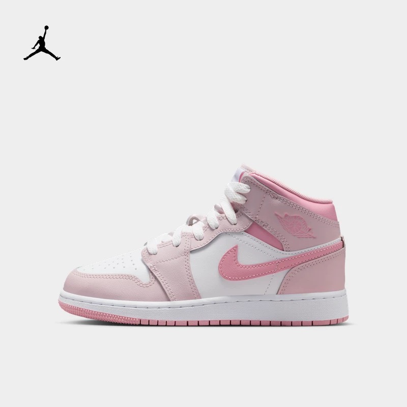 NIKE/耐克【上新季】大童AJ1中帮缓震经典复古板鞋运动鞋DQ8423600