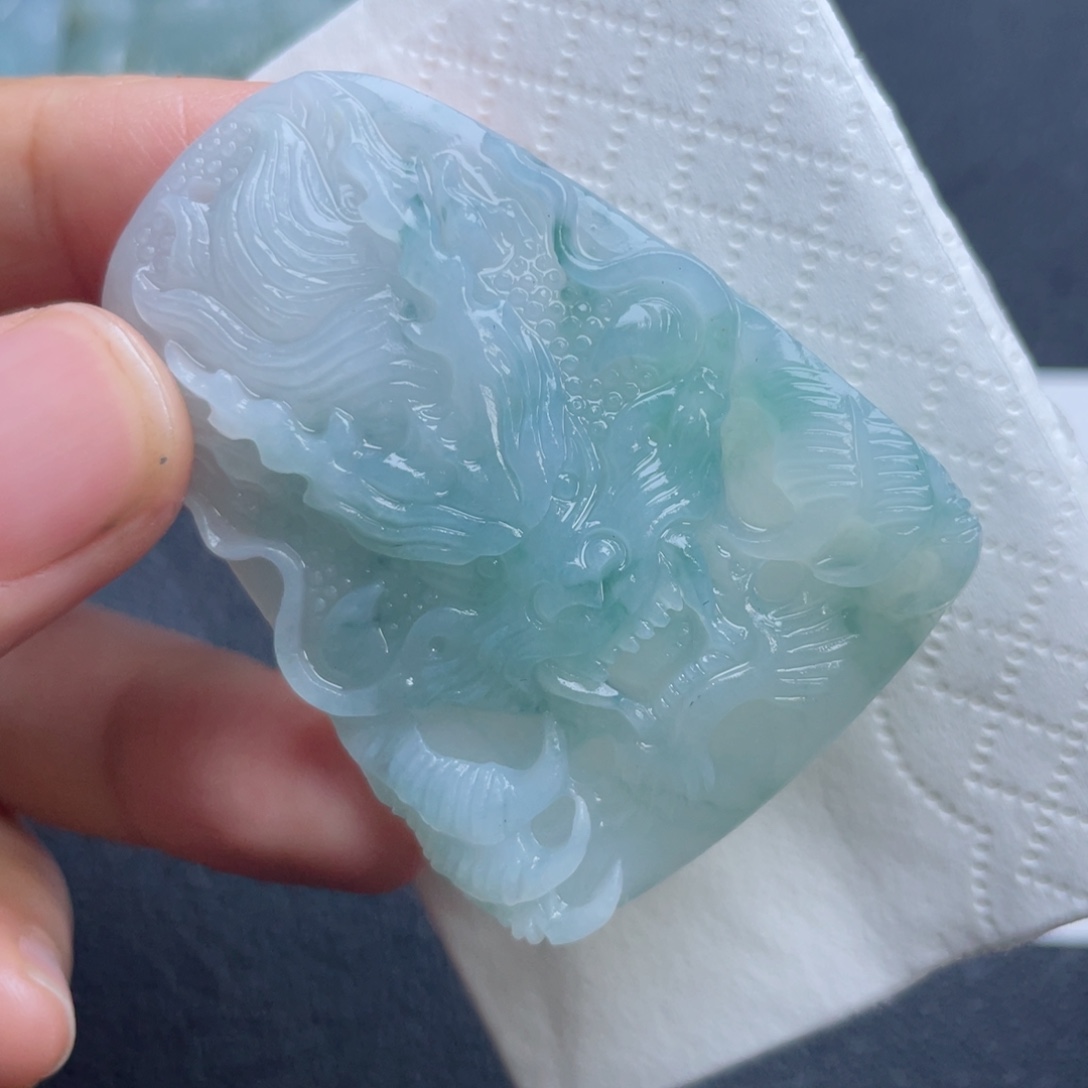 定制翡翠未镶嵌翡翠吊坠