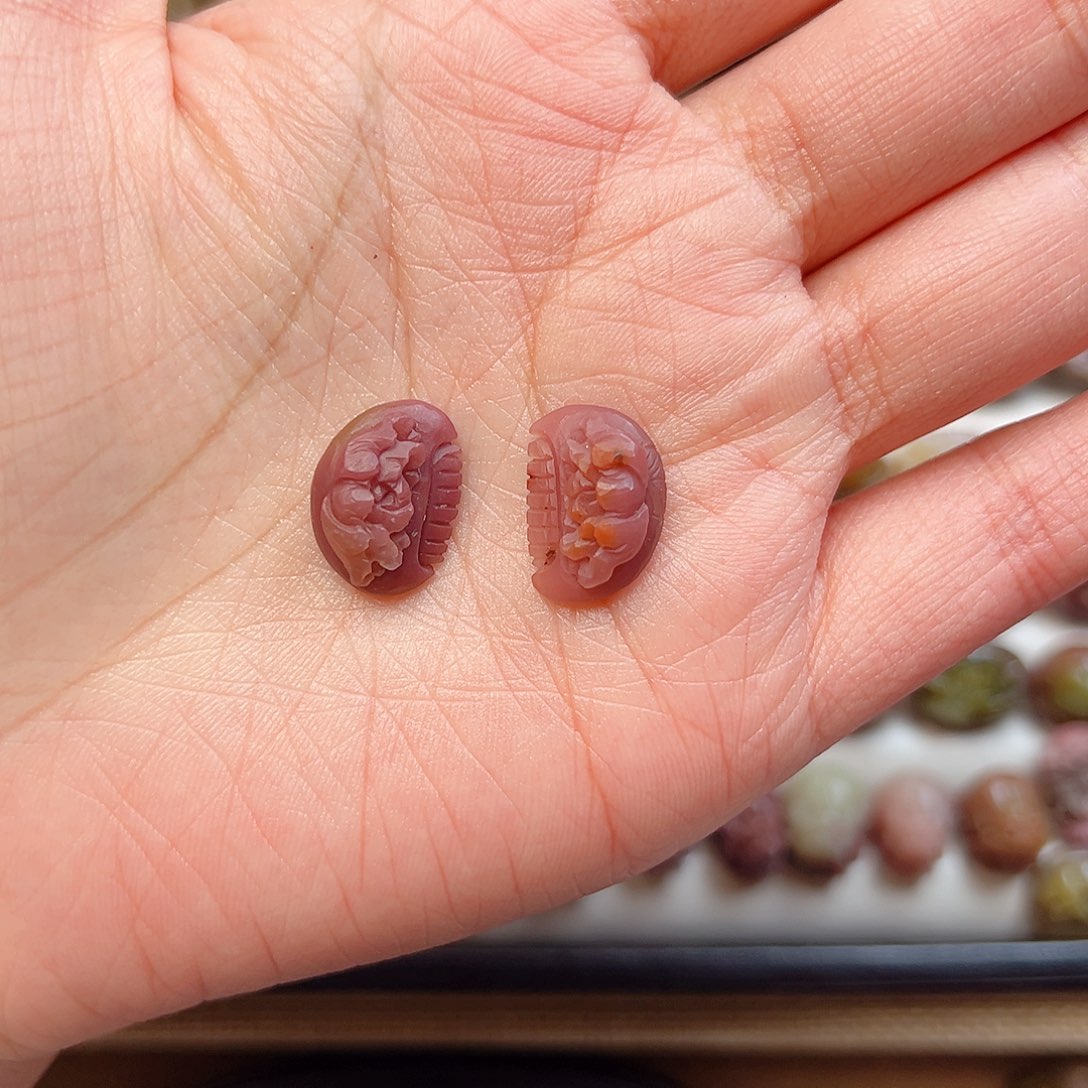 玛瑙/玉髓珠宝半成品未镶嵌