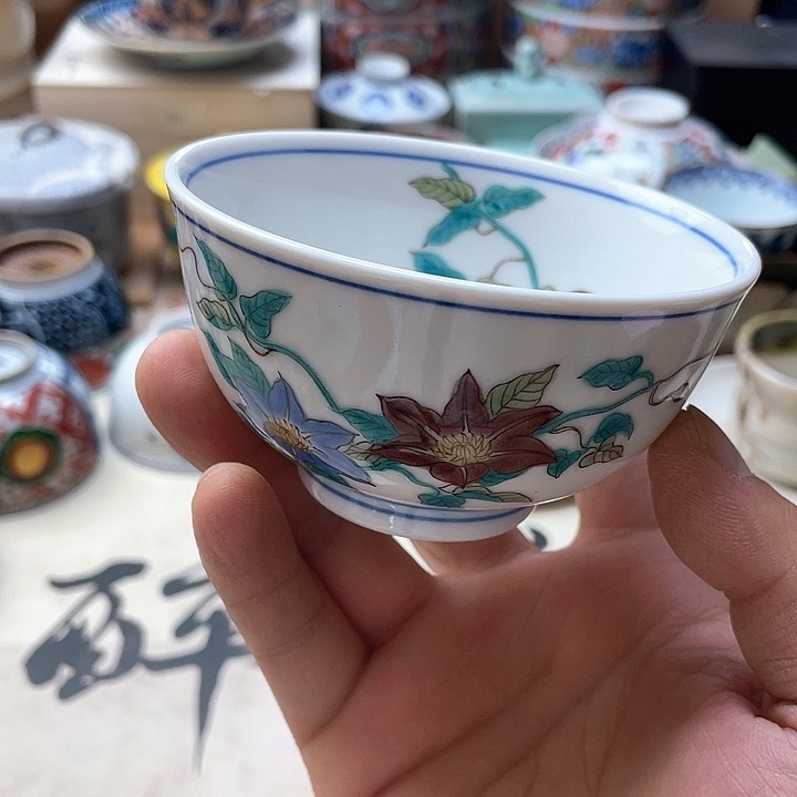 瓷片002 一人直播，看品直播间说序号