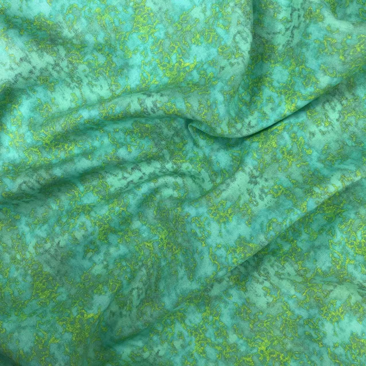 【绒兰】贡缎贵族！带弹力的贡缎棉绸布料 07号  碧绿