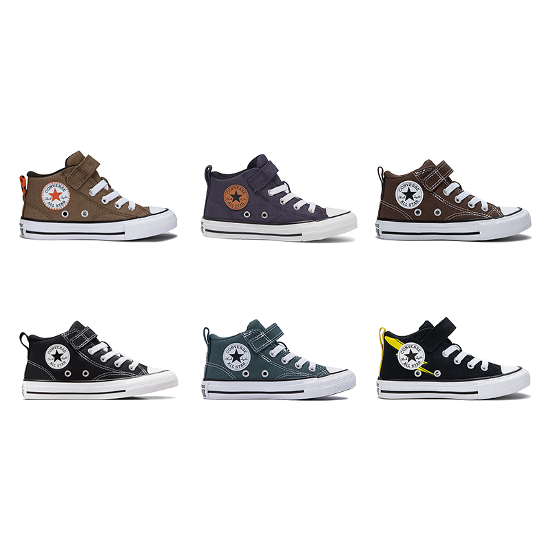 【官方旗舰】Converse匡威经典款百搭儿童帆布鞋中帮帆布鞋A04823C