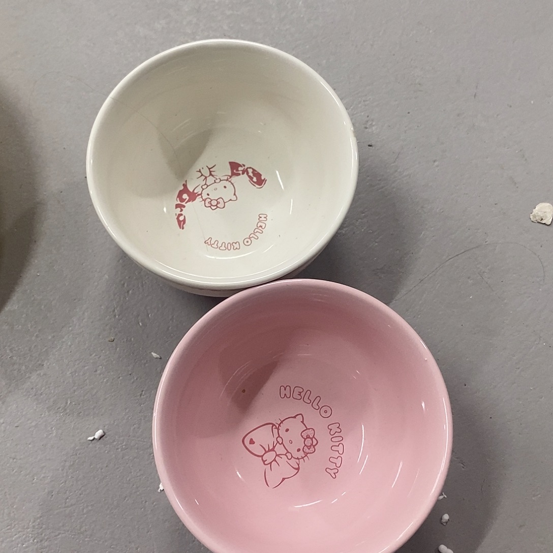 陶瓷kt米饭碗两个
