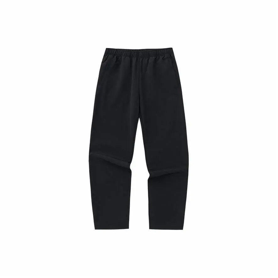 【断码捡漏】安踏综训系列纯色直筒休闲裤基础黑152347510