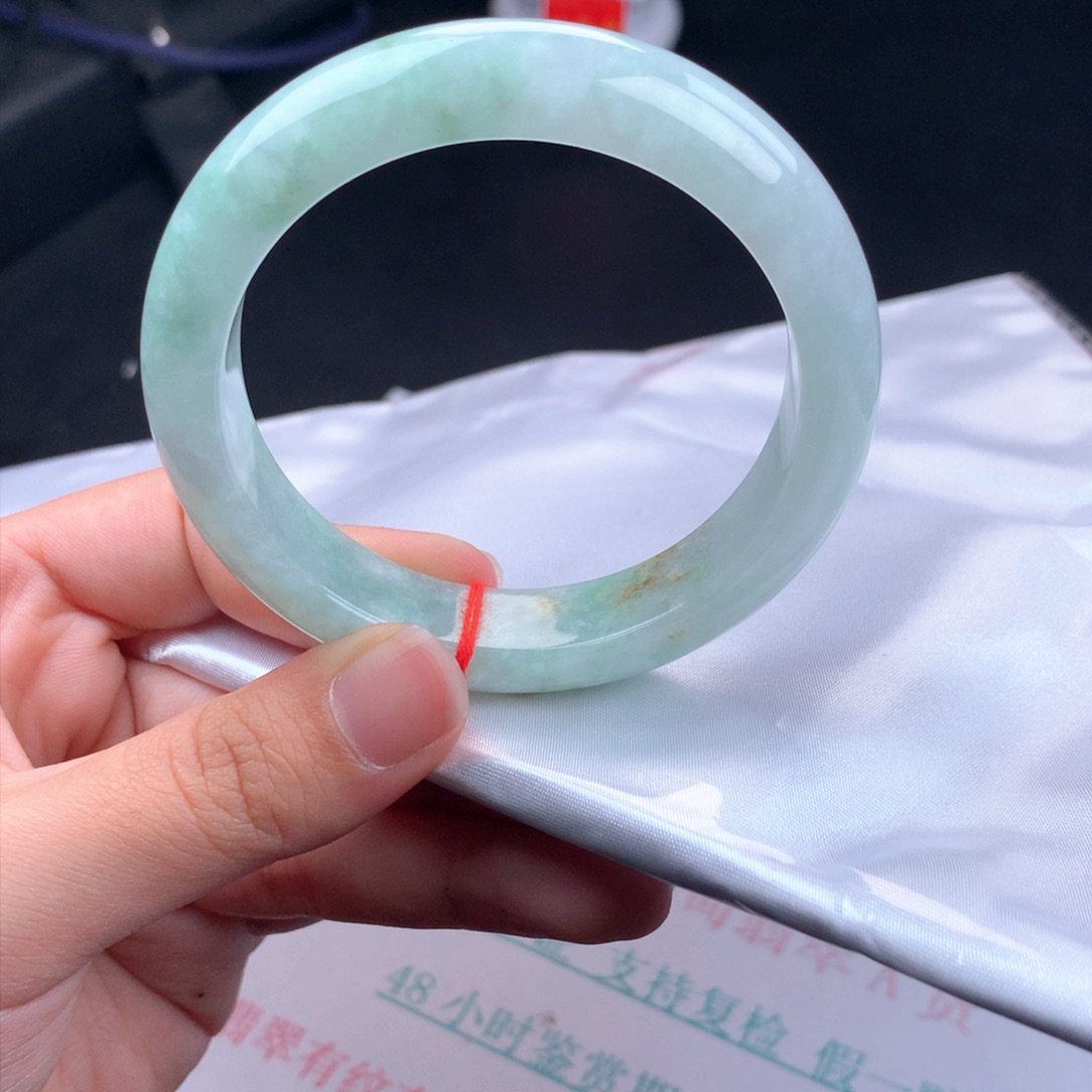 翡翠手镯未镶嵌42号55