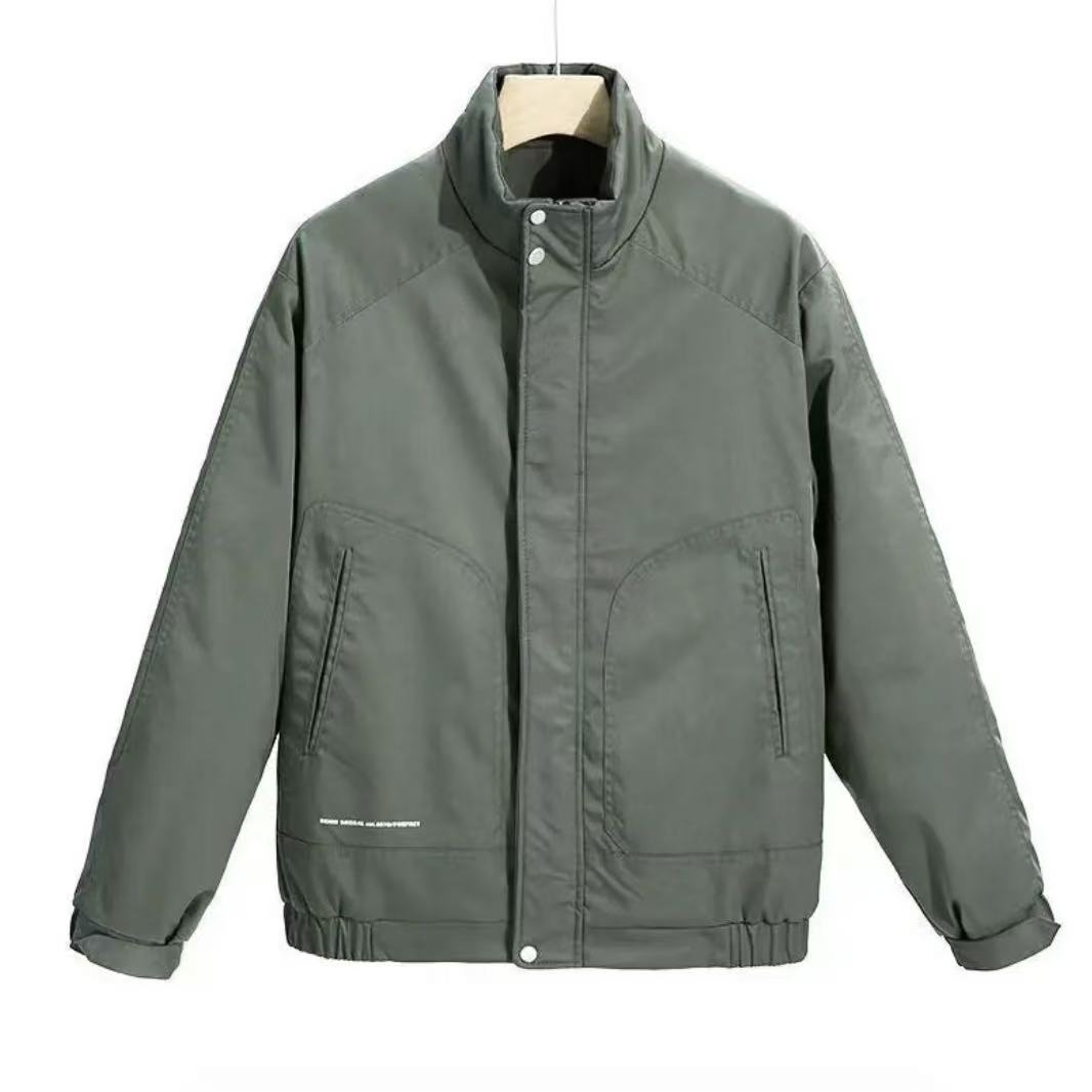 『光头臻选』秋季新款高端时尚定制通勤休闲夹克简约翻领外套-6015