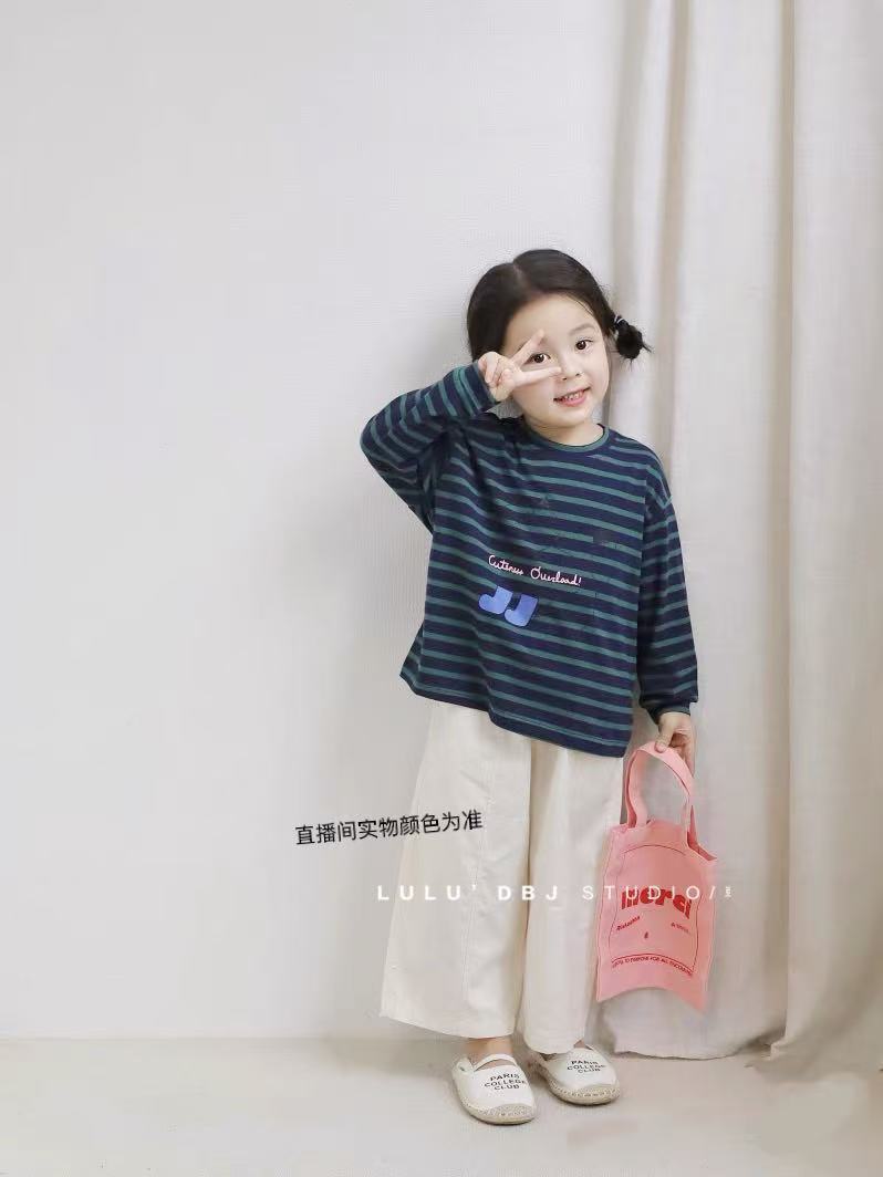 咪咪条上衣套装秋季