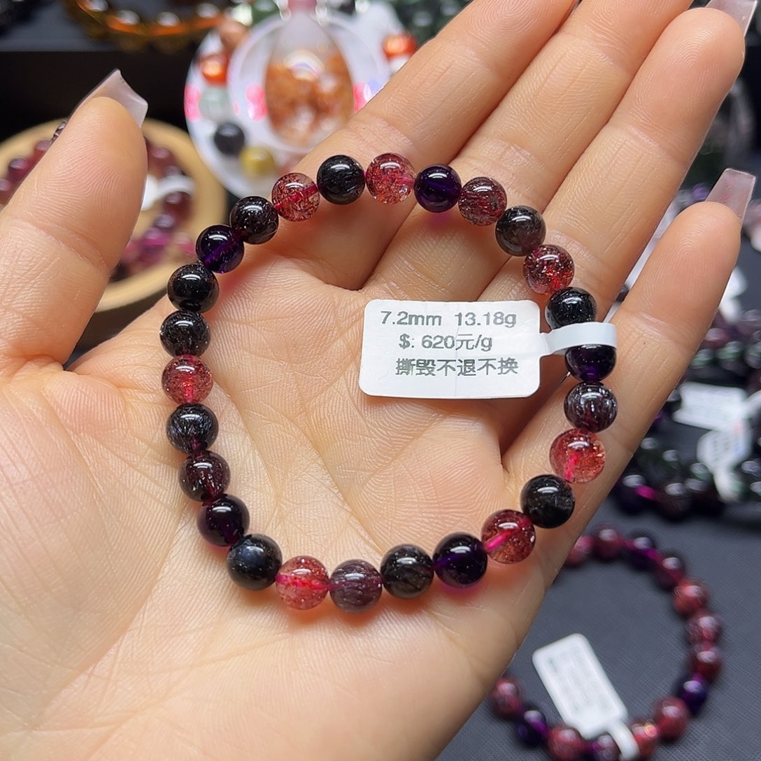 水晶手链未镶嵌千*?