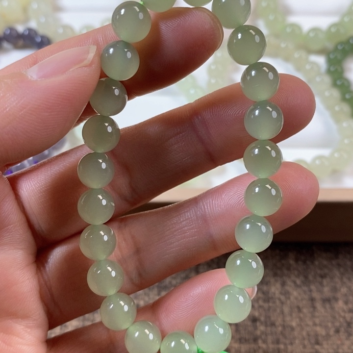 和田玉手串未镶嵌