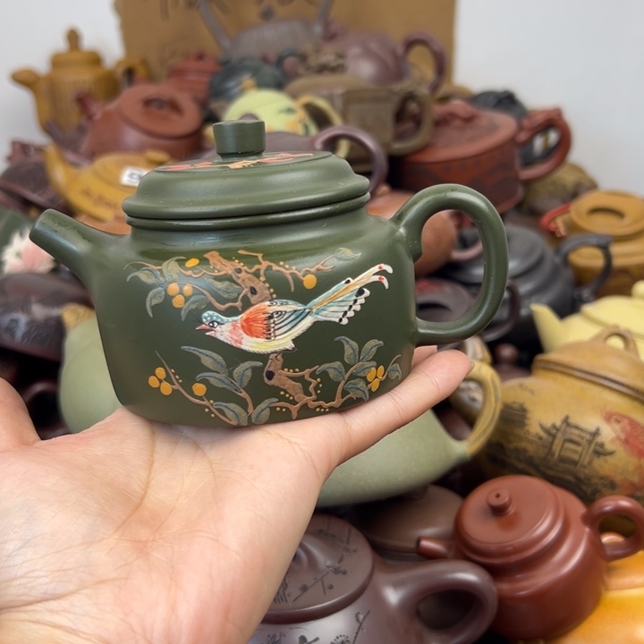 雨***猫茶壶紫砂紫砂壶紫砂