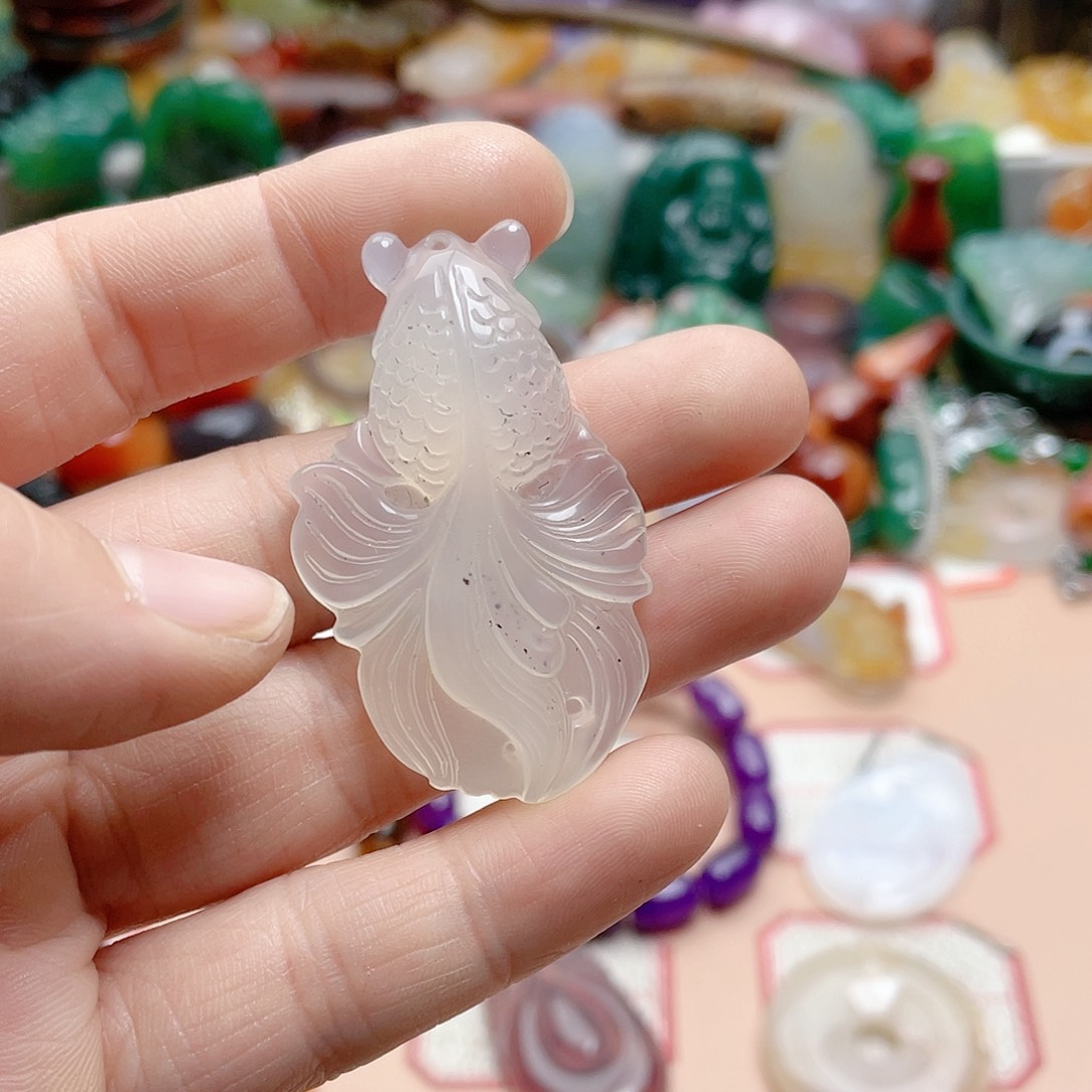 玛瑙/玉髓颈饰合金艳*天