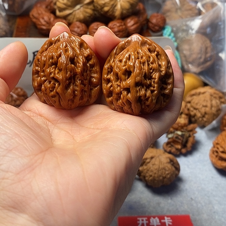 吊坠文玩核桃虎头