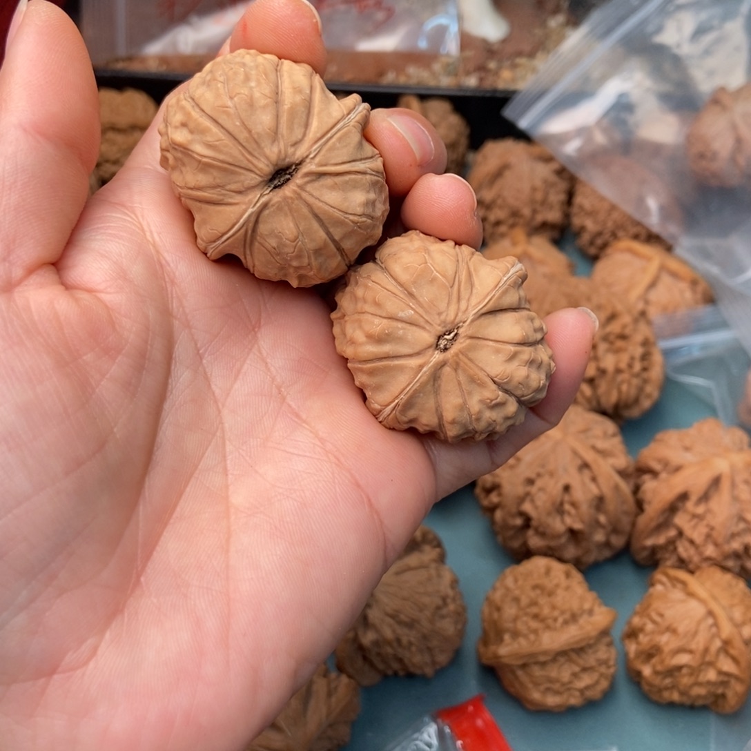 文玩核桃把件龟甲纹54