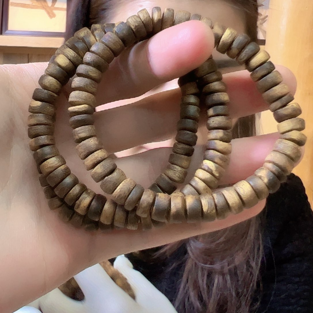 沉香手串伽楠一号片珠单圈多样性发货一条