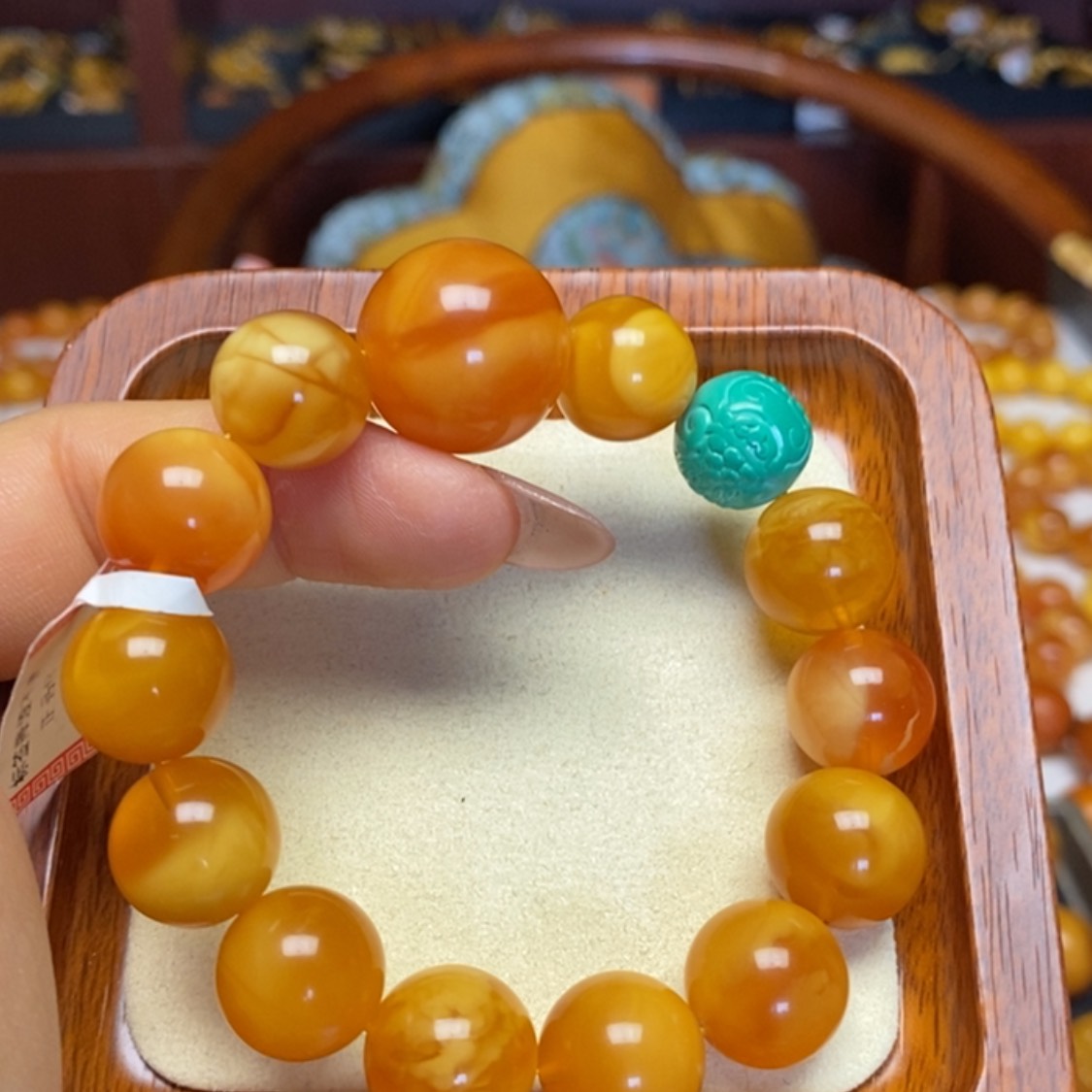 【闪购商品】蜜蜡手链未镶嵌手串