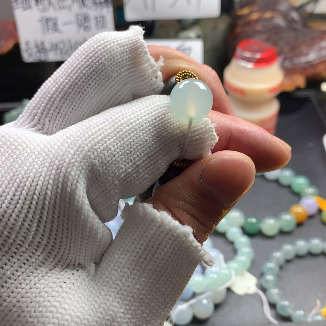 定制翡翠未镶嵌月***?卡12.9