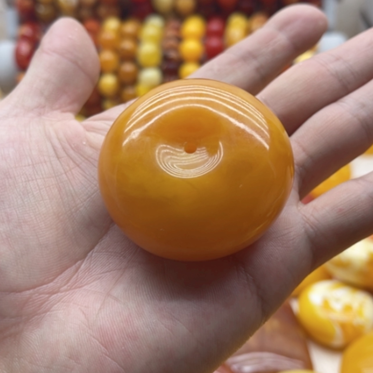 【闪购商品】蜜蜡颈饰未镶嵌蜜蜡平安扣