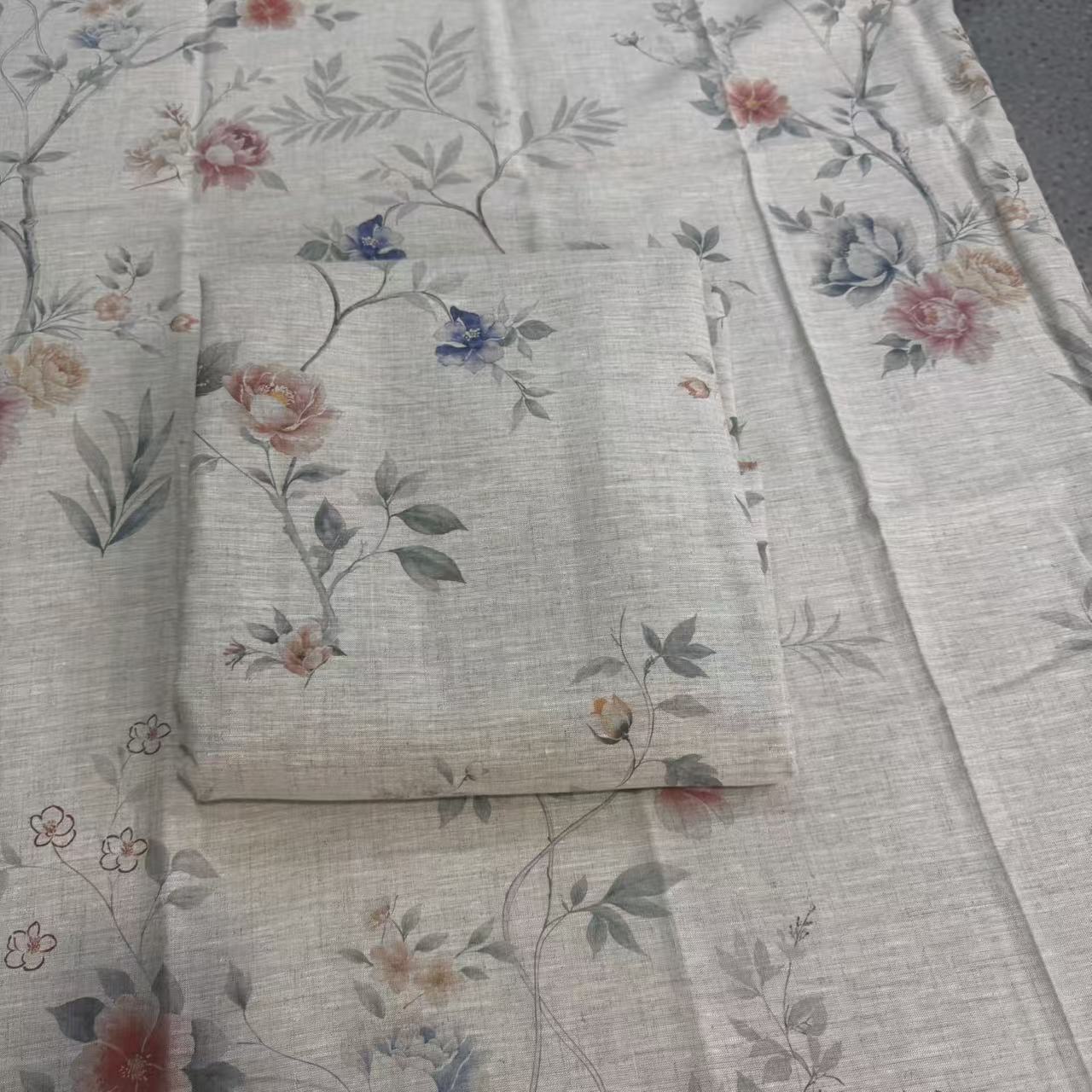 D113 牡丹花开 双雨露汉麻四件套 