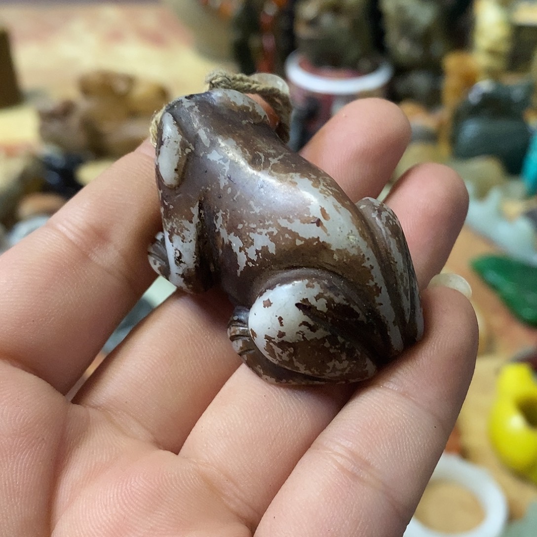 和田玉（糖玉）未镶嵌颈饰玉器玉器玉器挂件