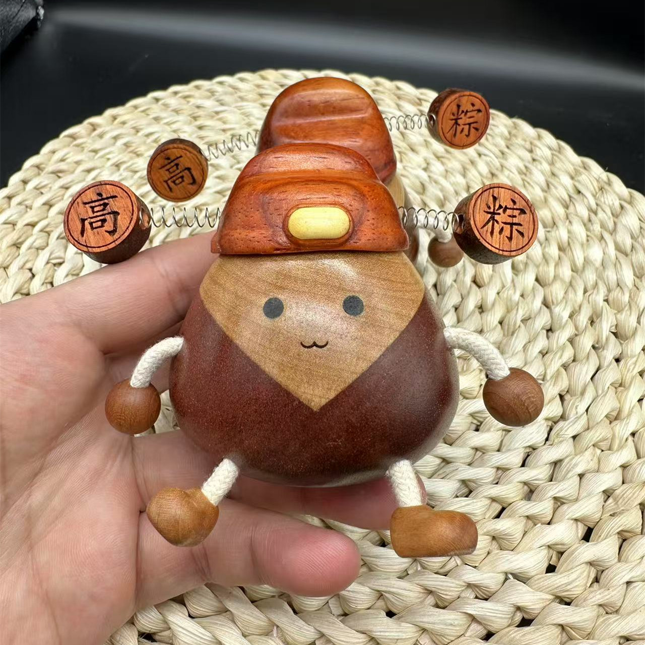 红帽子粽子高中高端动物风日常送礼纯手工