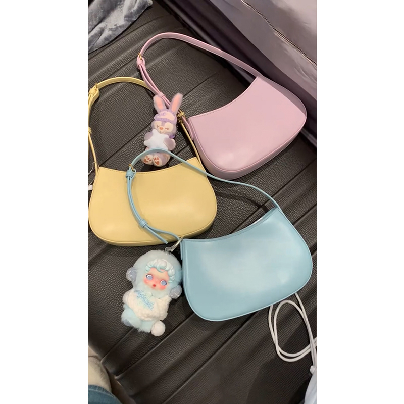 游鹿鹿 25早春TILLY亮面牛皮单肩包 G01308