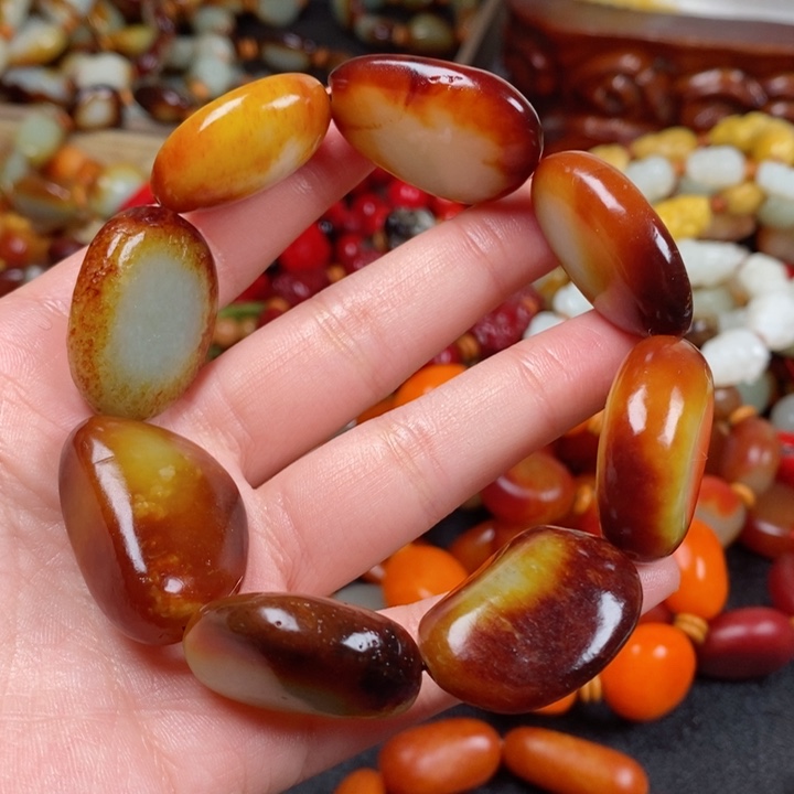 和田玉手链未镶嵌瑞****）