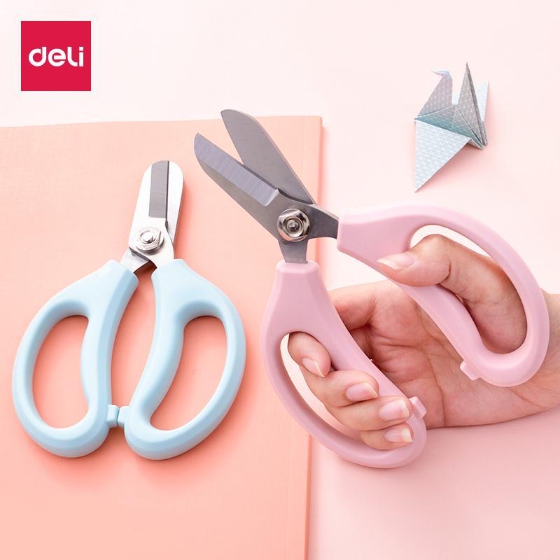 得力77751花艺剪粉色