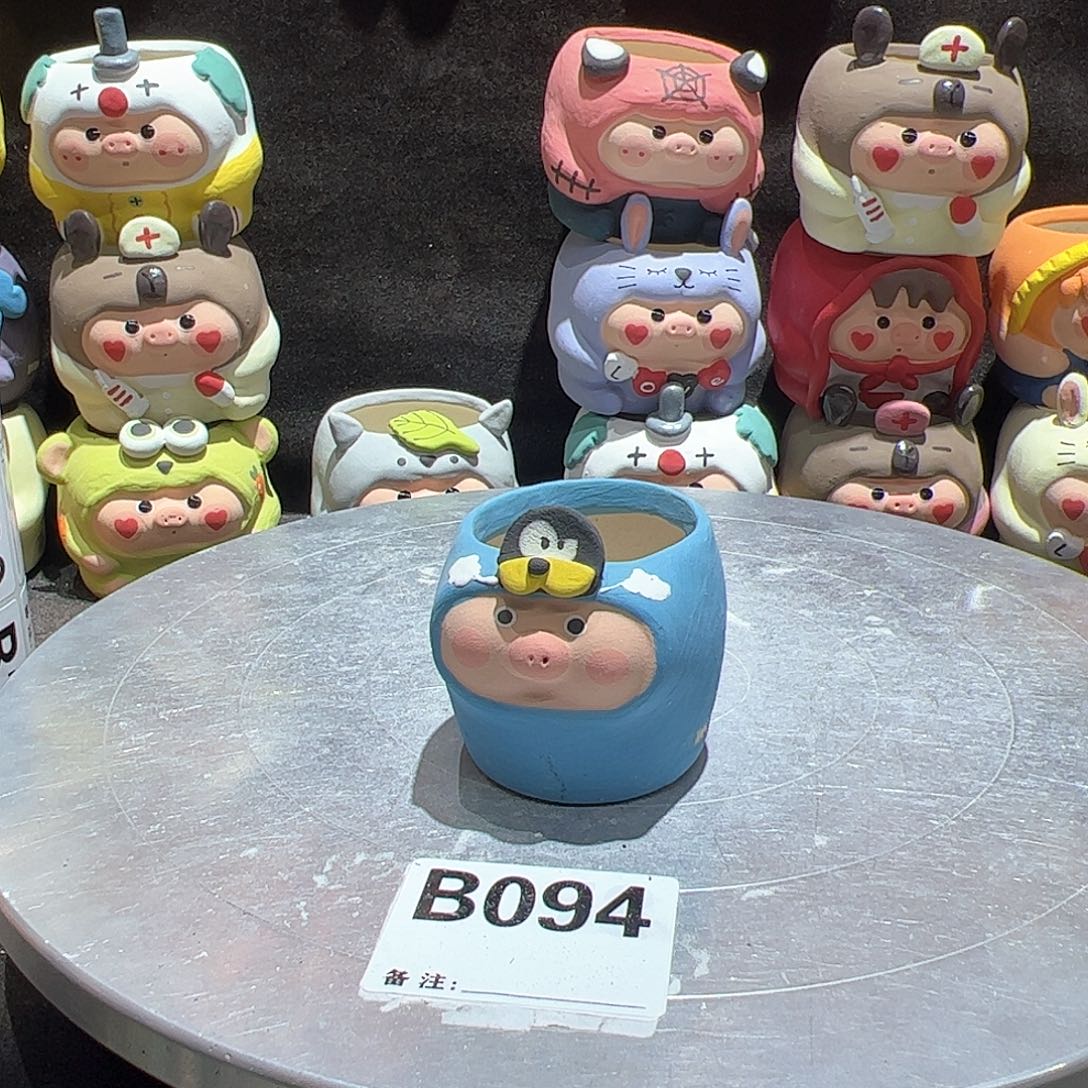 陶瓷手工设计花盆微瑕