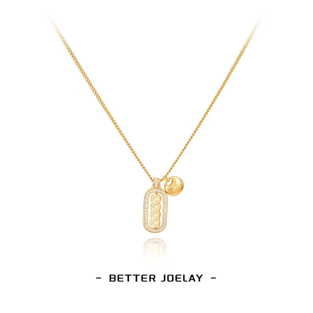铜合金合成锆石吊坠 BETTER JOELAY-【吉祥禄禄福袋项链】PD006