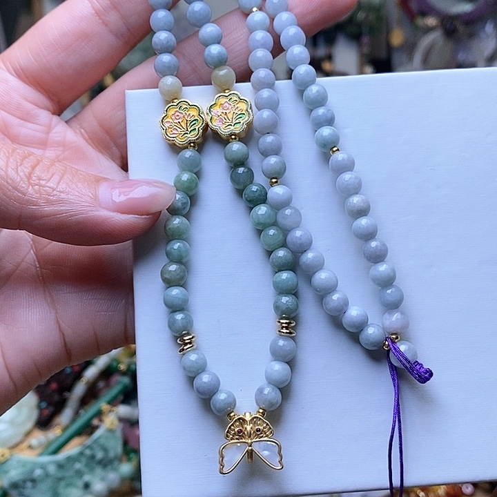 翡翠颈饰未镶嵌万能链55