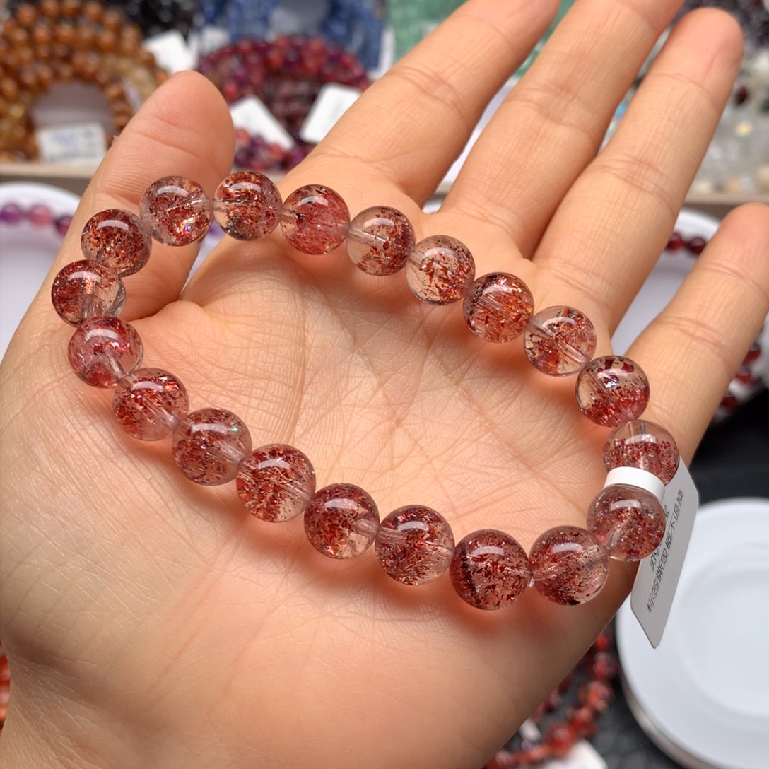 水晶手链未镶嵌金草莓C9.5