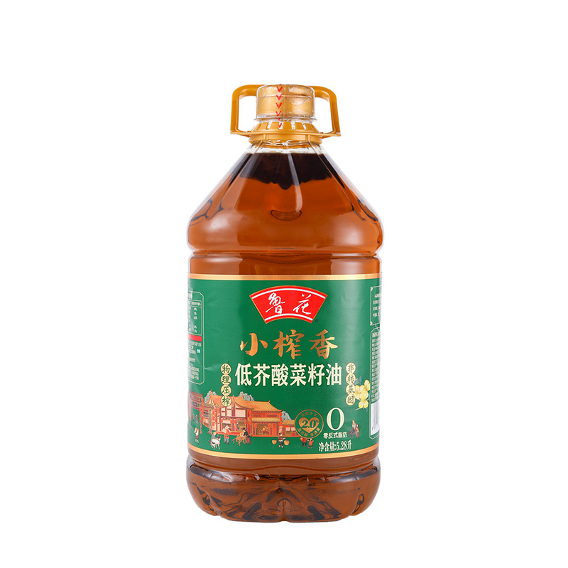 鲁花 小榨香低芥酸菜籽油5.28升