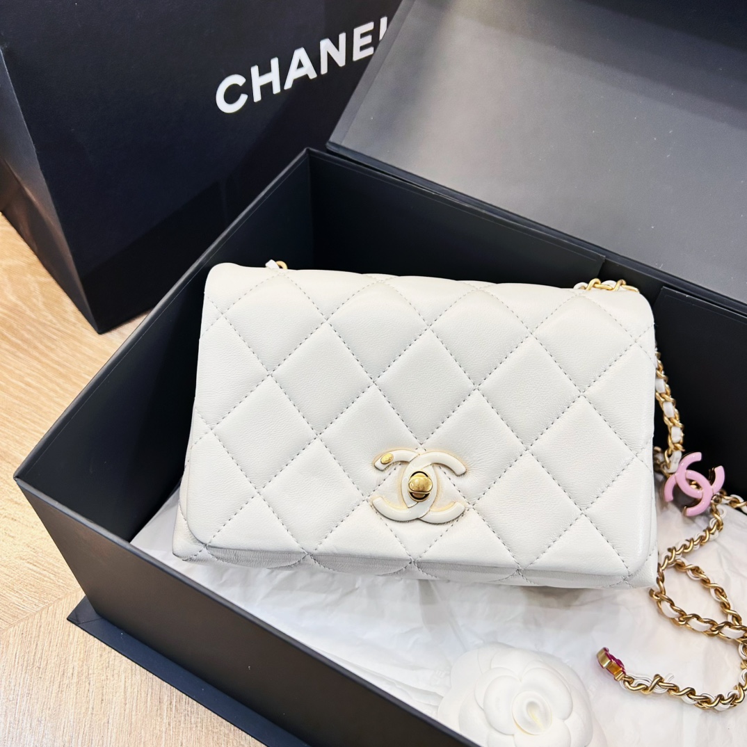 99新 Chanel/香奈儿 蔚蓝/香奈儿24A珐琅调节扣CF 芯片款