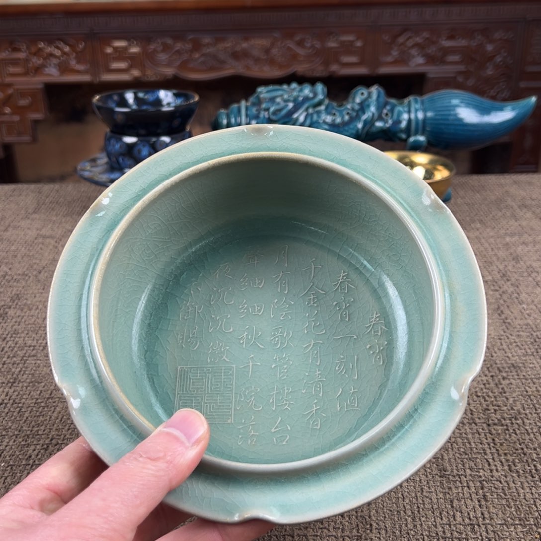 瓷片正能量陶瓷艺术品