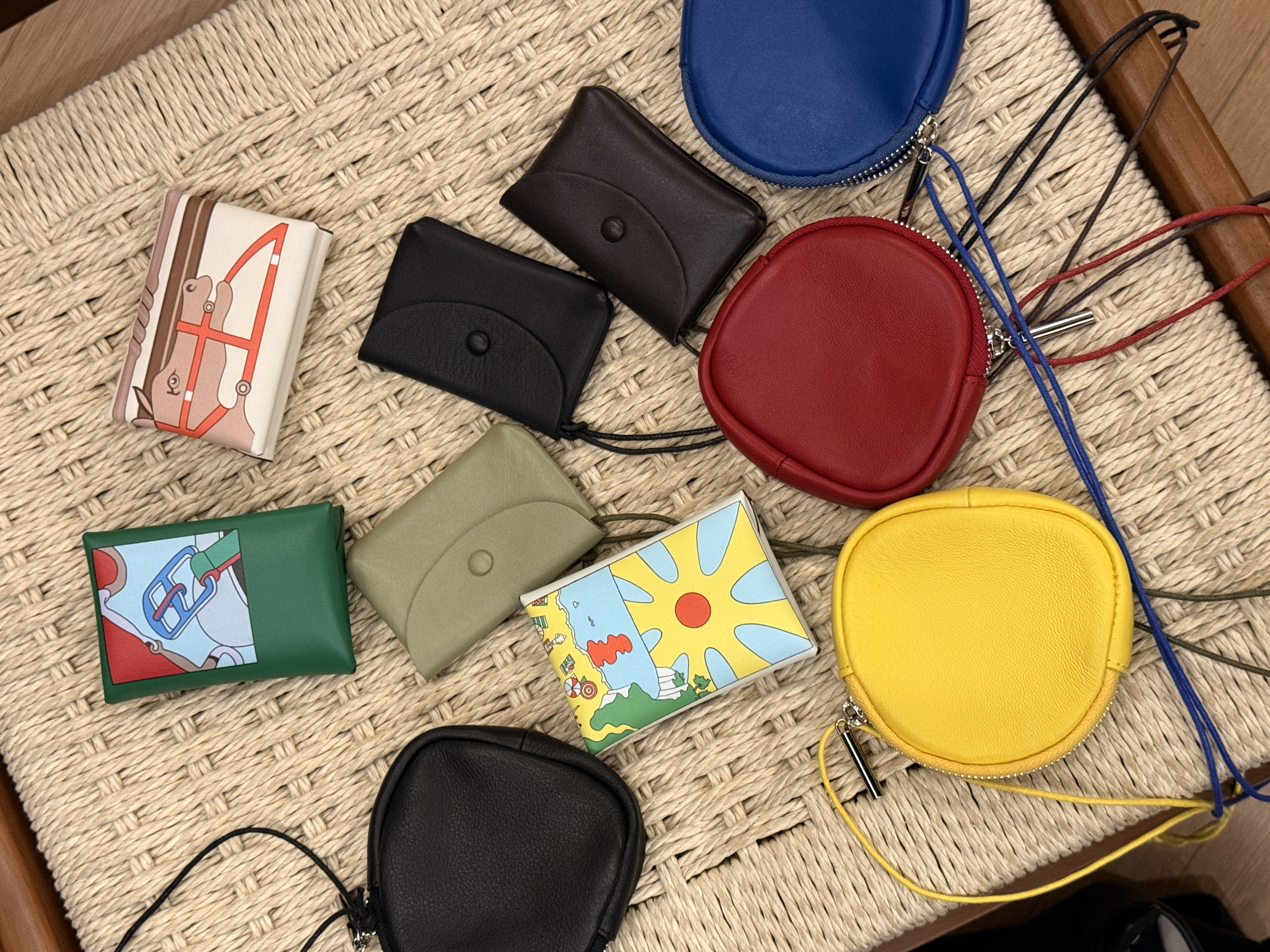 【福利款-钱包卡包合集】进口原厂牛皮 羊皮  零钱包卡包 精致小巧 