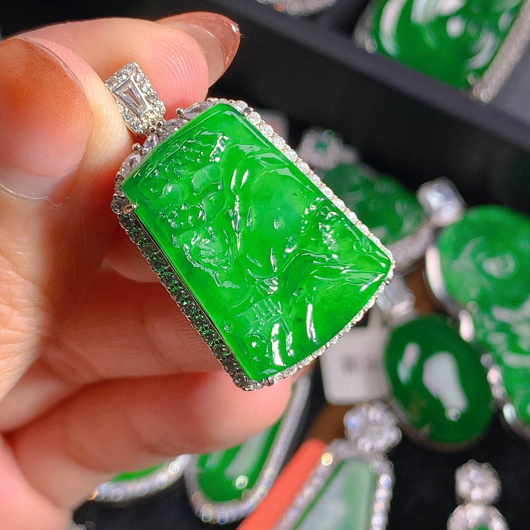 翡翠吊坠(不含链)未镶嵌