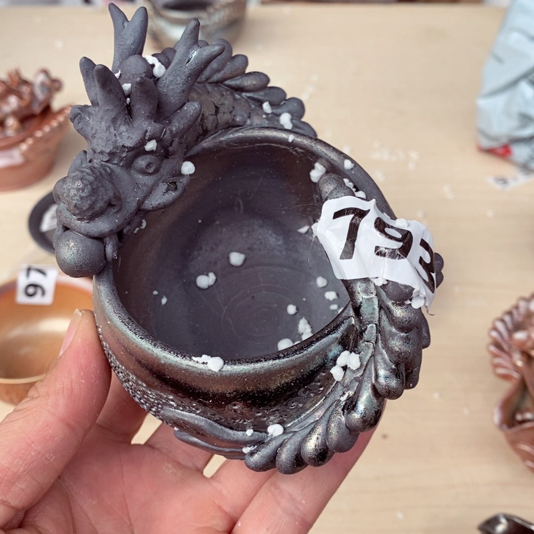 柴烧茶具陶瓷杯子拆包快乐