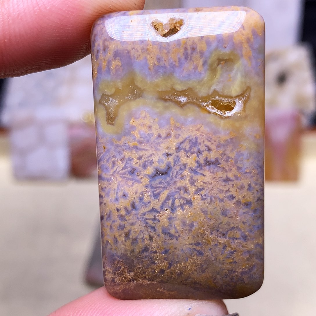 硅化玉珠宝奇石合金静**开