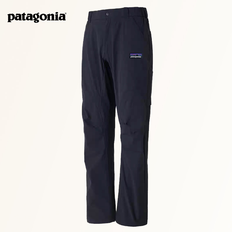 Patagonia/巴塔哥尼亚男士耐磨3D立体剪裁软壳裤户外徒步登山长裤