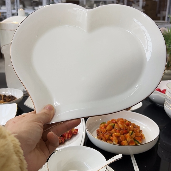 45%以上骨粉骨瓷9爱心一个、8四角1个