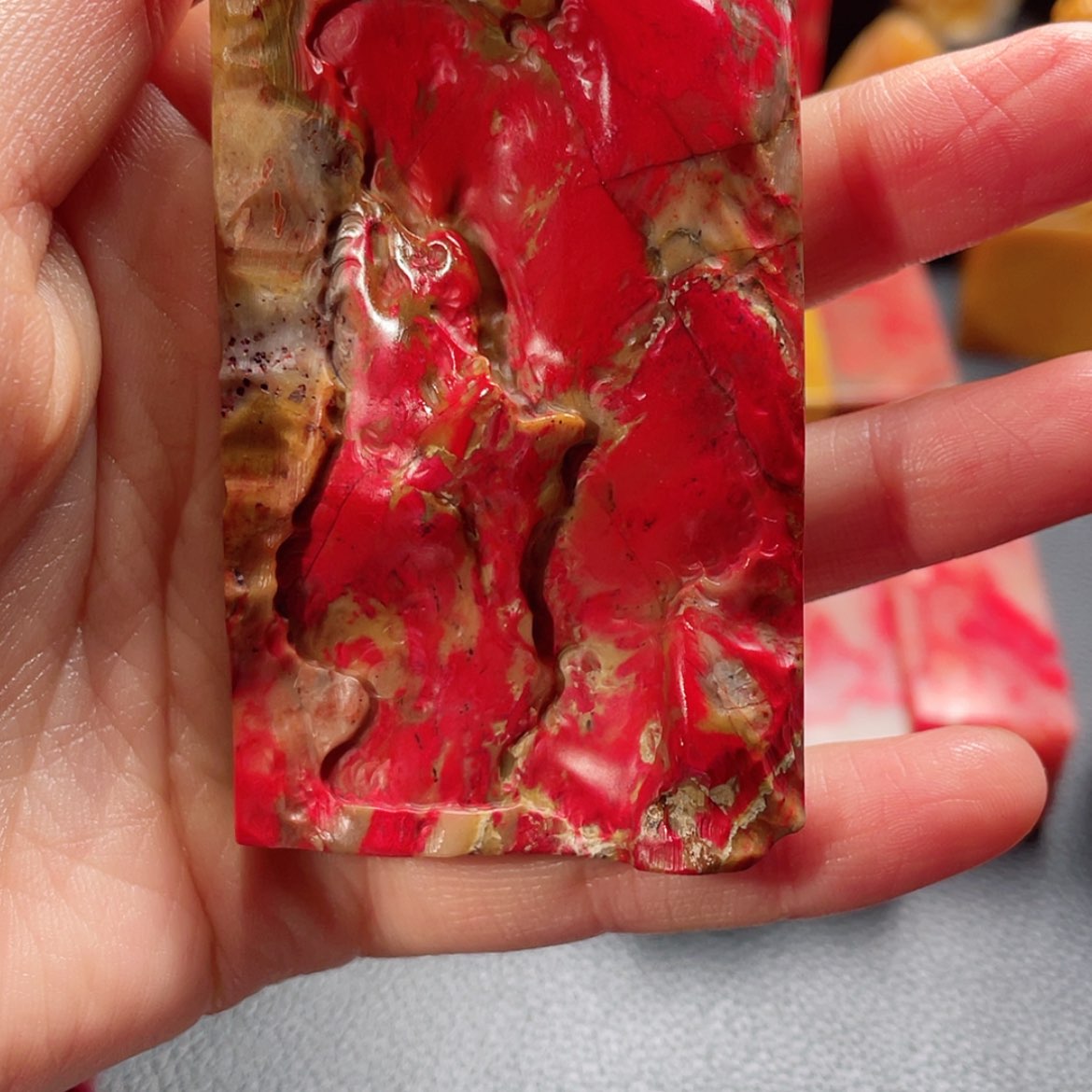 【闪购商品】昌化鸡血石无****7邵氏鸡血石